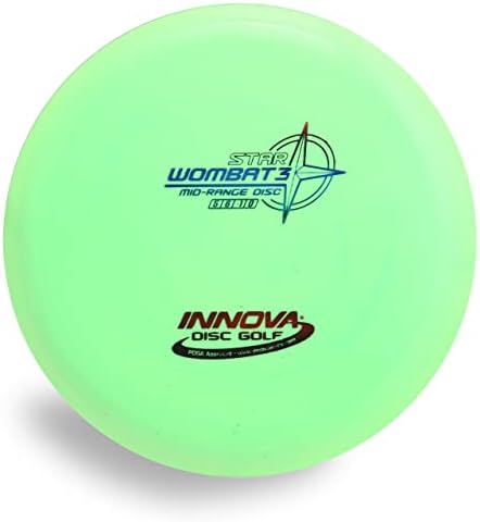 Innova Wombat3 דיסק גולף בינוני, משקל/צבע בחירה [חותמת וצבע מדויק עשויים להשתנות] אדום 180 גרם